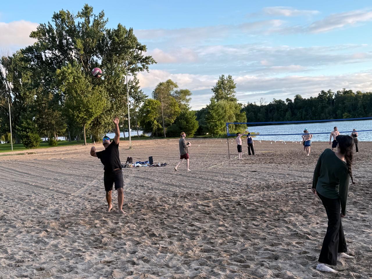 Volley Goal Academy training